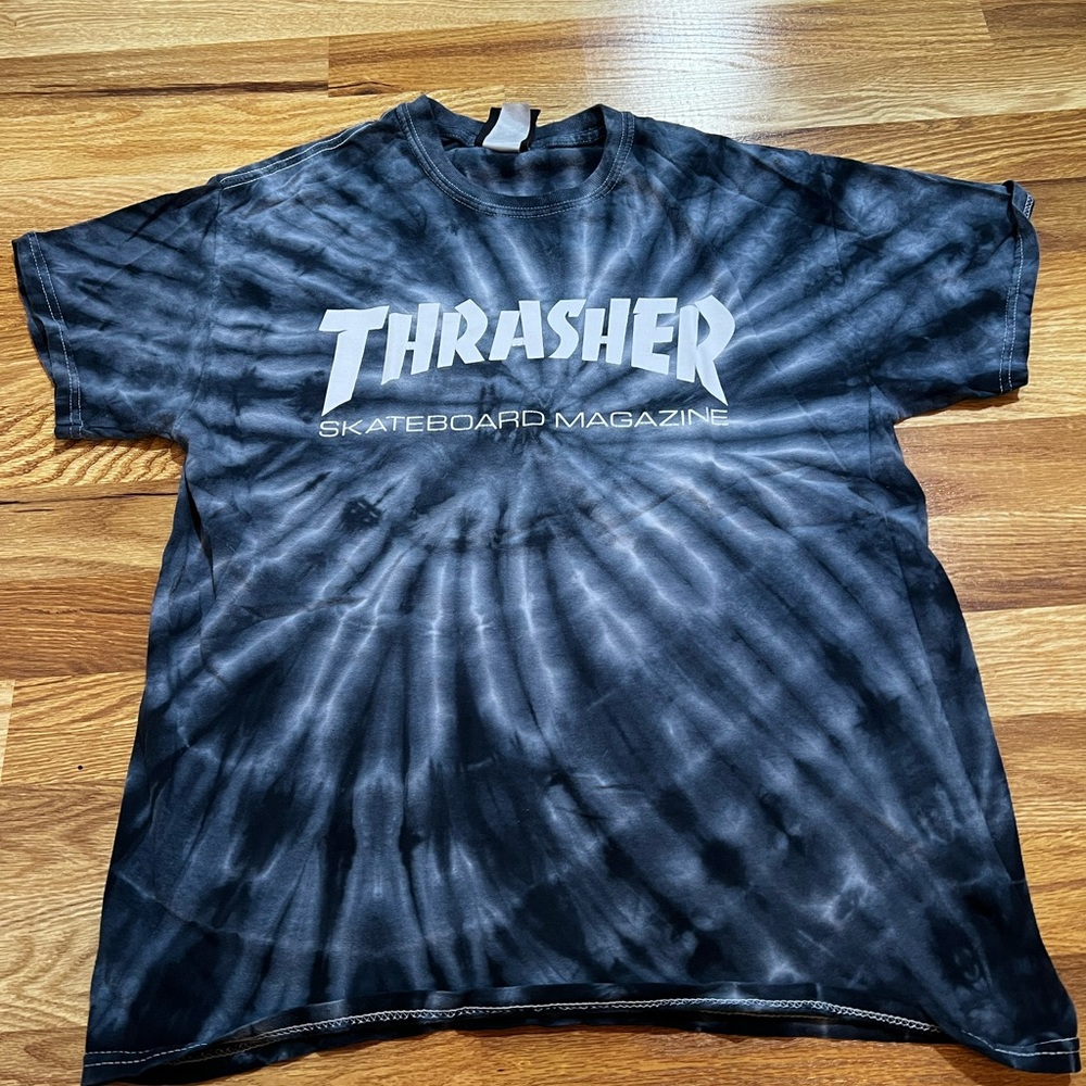 Medium blue Thrasher t-shirt